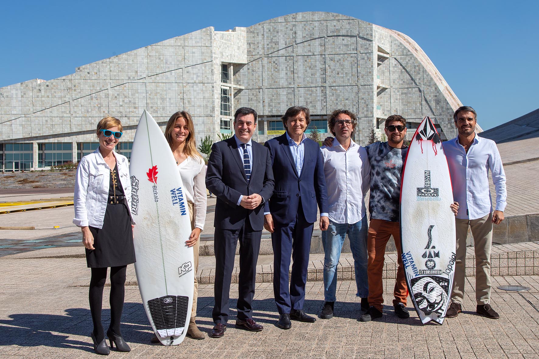 Lete Lasa na presentación do Galicia Surf Pro