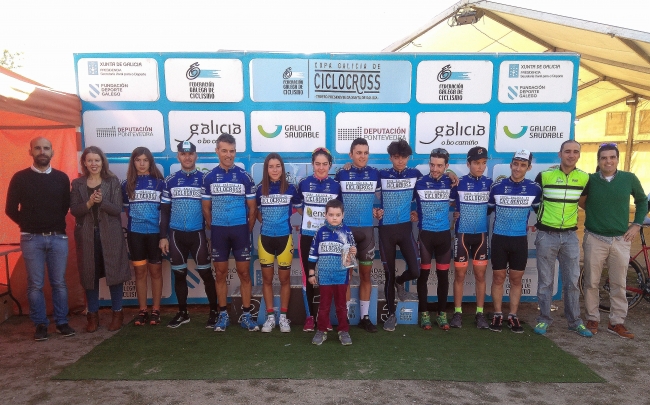 Cerimonia de entrega de premios do I Ciclocross Poio Móvese