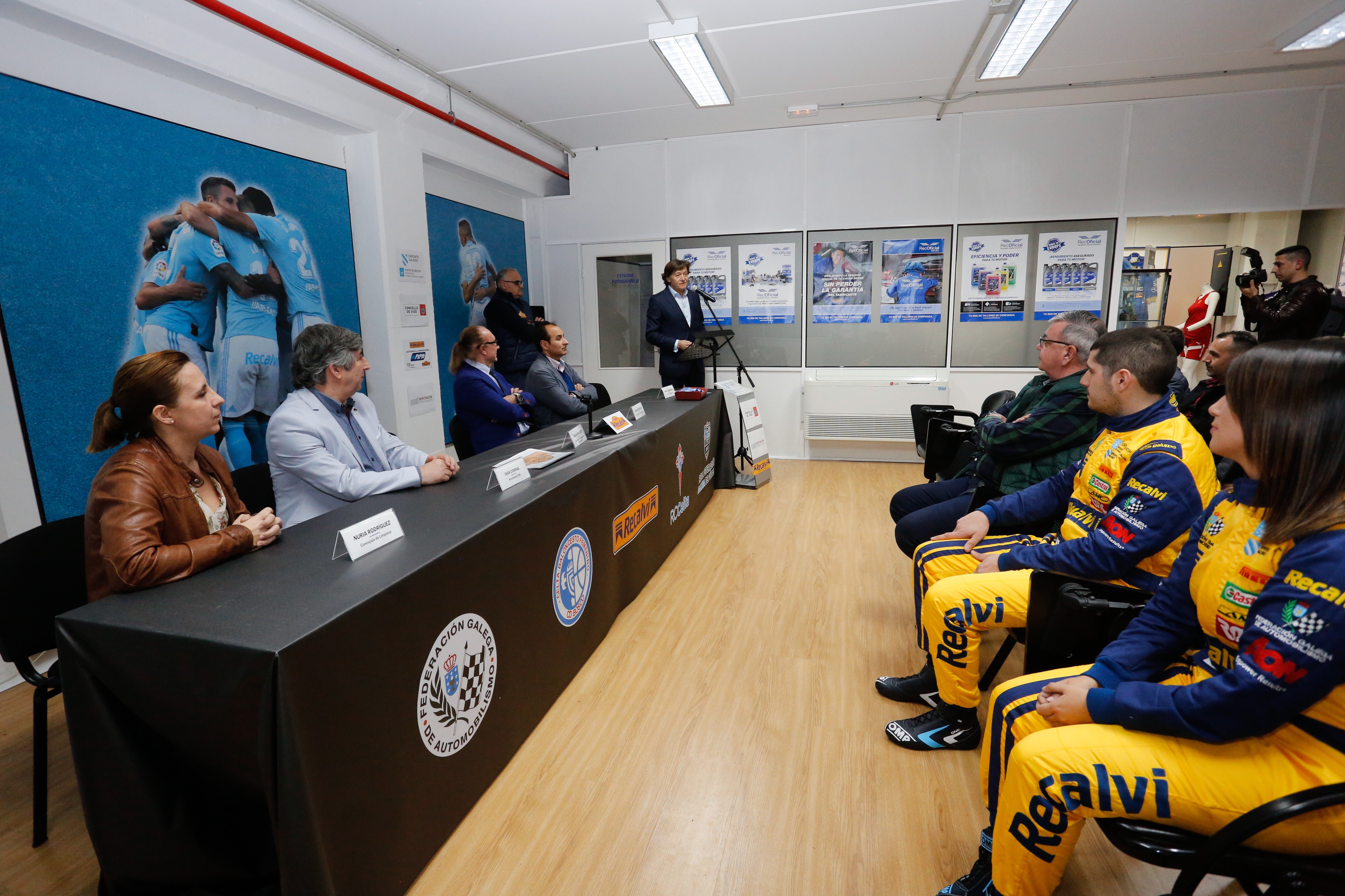 Lete Lasa na presentación do equipo Recalvi