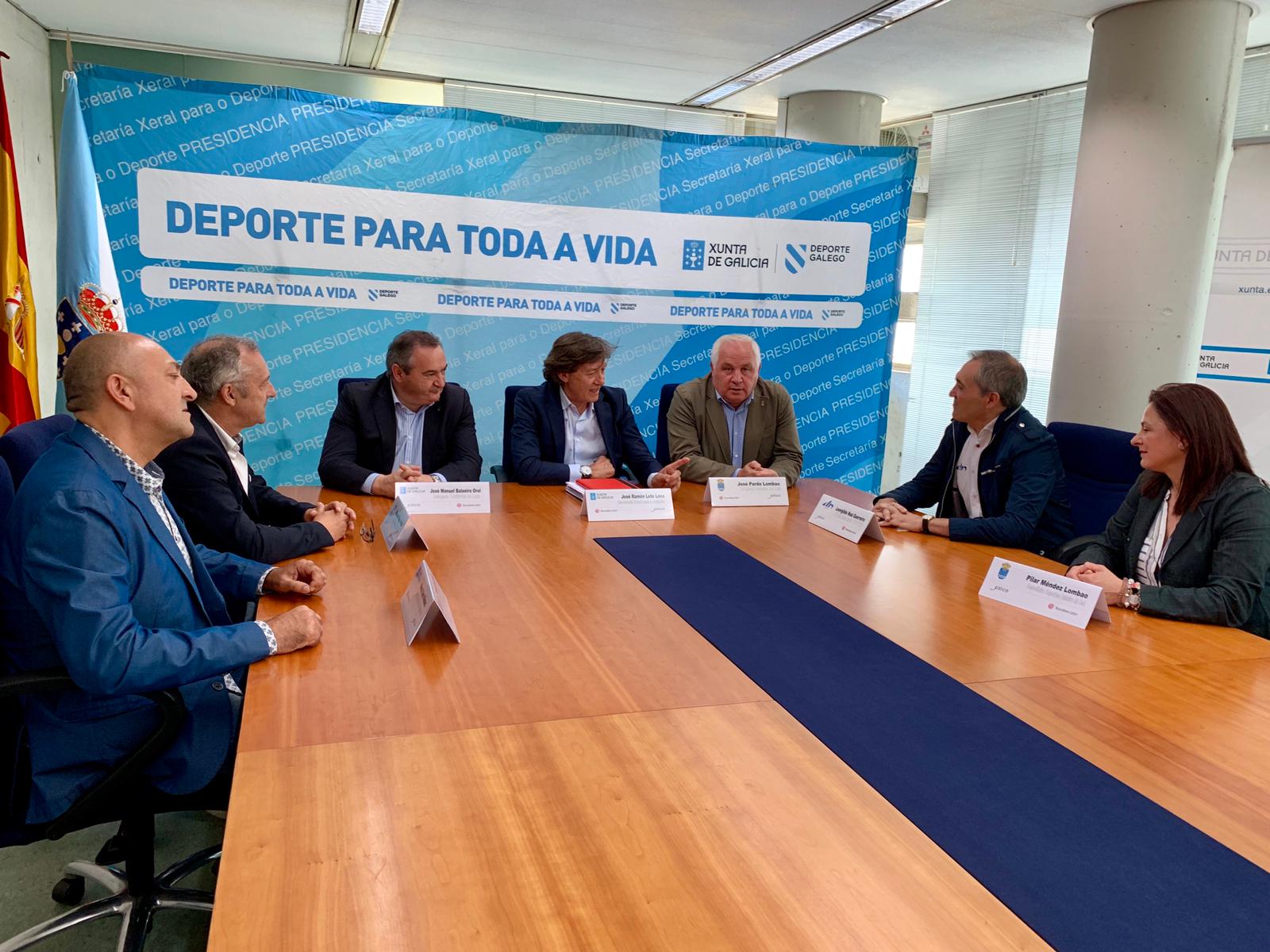 Lete Lasa en la presentación del Outeiro de Rei Challenger